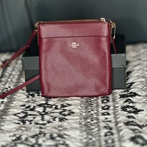 Brand new Genuine Burgundy crossbody Coach bag